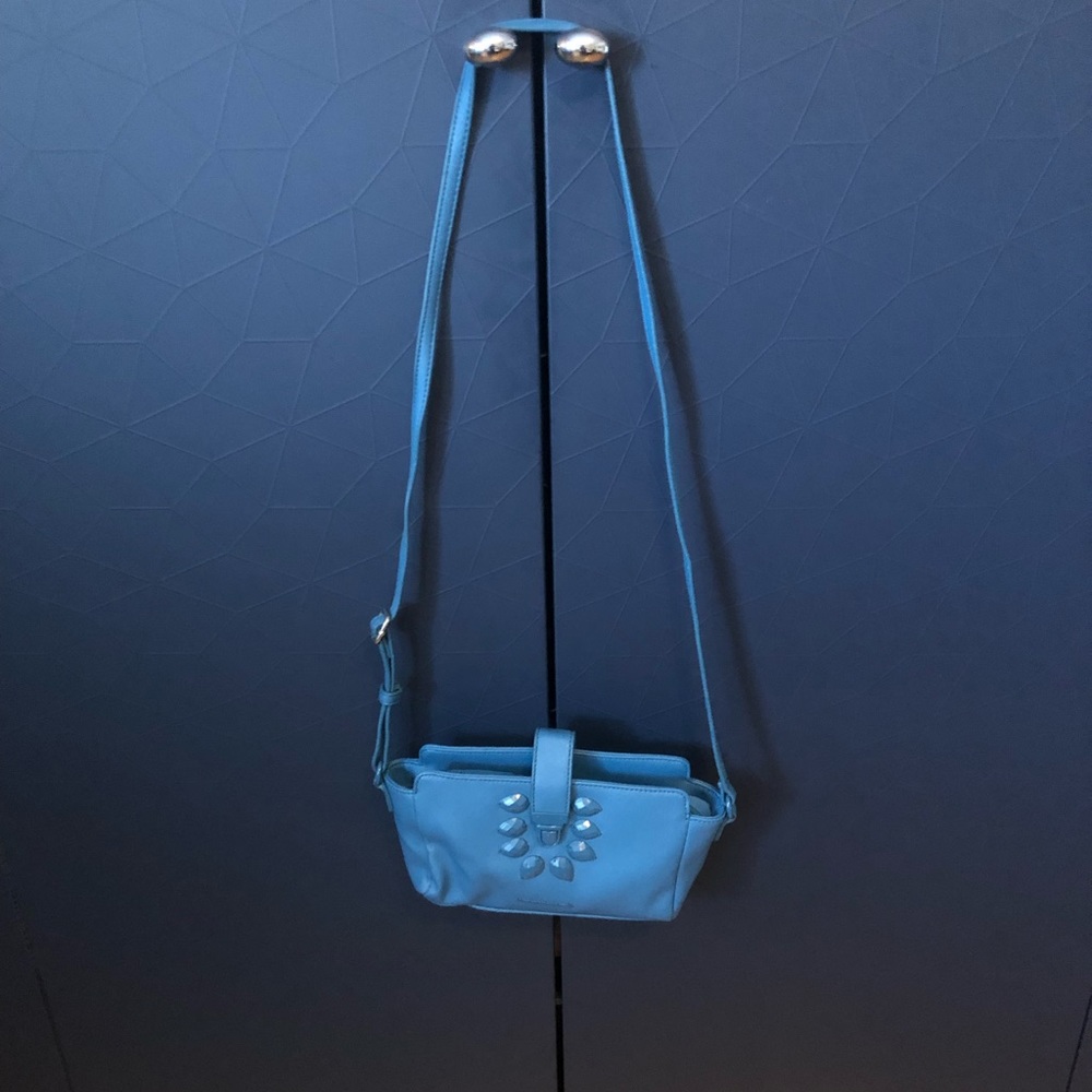 UNITED BENETTON blue small crossbody purse - Picture 12 of 12